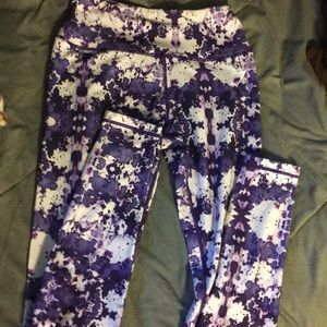 Purple patterned Gymshark Leggings